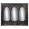 Wall mirror Alexandra House Living Black 12 x 150 x 183 cm Rectangular