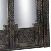 Wall mirror Alexandra House Living Black 12 x 150 x 183 cm Rectangular