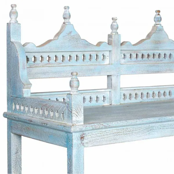 Plaukti Alexandra House Living Zils Mango koks 40 x 166 x 90 cm