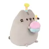 Pusheen - Plush stuffed animal with a birthday hat and a 24 cm cake
