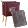 Ночной столик Alexandra House Living Красный 41 x 41 x 61 cm
