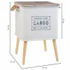 Yöpöytä Alexandra House Living Valkoinen 41 x 41 x 61 cm
