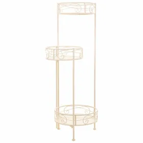Flower Pot Stand Alexandra House Living White Metal Iron 25 x 158 x 40 cm
