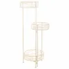 Flower Pot Stand Alexandra House Living White Metal Iron 25 x 158 x 40 cm