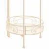 Flower Pot Stand Alexandra House Living White Metal Iron 25 x 158 x 40 cm
