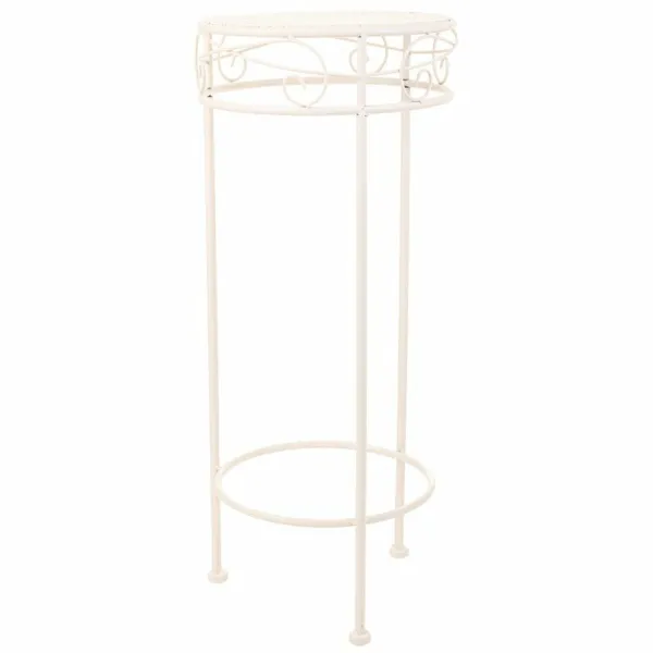 Puķu Poda Statīvs Alexandra House Living Balts Metāls Dzelzs 28 x 120 x 58 cm