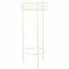 Flower Pot Stand Alexandra House Living White Metal Iron 28 x 120 x 58 cm