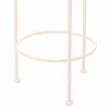 Gėlių vazonų stovas Alexandra House Living Balta Metalinis Geležis 28 x 120 x 58 cm