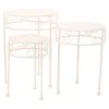 Puķu Poda Statīvs Alexandra House Living Balts Metāls Dzelzs 30 x 120 x 30 cm