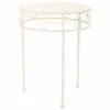 Puķu Poda Statīvs Alexandra House Living Balts Metāls Dzelzs 30 x 120 x 30 cm