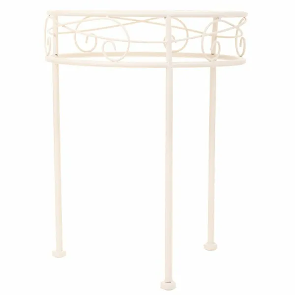 Подставка для горшка Alexandra House Living Белый Металл Железо 30 x 120 x 30 cm