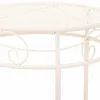 Flower Pot Stand Alexandra House Living White Metal Iron 30 x 120 x 30 cm