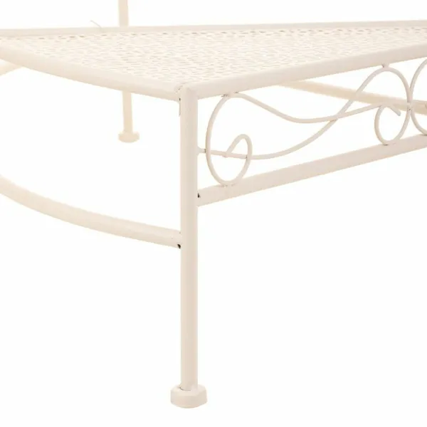 Gėlių vazonų stovas Alexandra House Living Balta Metalinis Geležis 25 x 37 x 59 cm