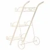 Flower Pot Stand Alexandra House Living White Metal Iron 25 x 32 x 55 cm