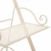 Gėlių vazonų stovas Alexandra House Living Balta Metalinis Geležis 25 x 32 x 55 cm
