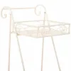 Flower Pot Stand Alexandra House Living White Metal Iron 23 x 65 x 28 cm