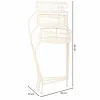 Подставка для горшка Alexandra House Living Белый Металл Железо 34 x 76 x 40 cm