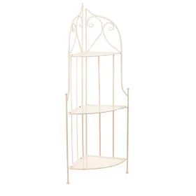 Nurgariiulid Alexandra House Living Valge Metall Raud Rauatöö 30 x 38 x 30 cm