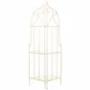 Corner Shelves Alexandra House Living White Metal Iron Ironwork 30 x 38 x 30 cm
