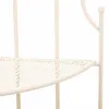 Corner Shelves Alexandra House Living White Metal Iron Ironwork 30 x 38 x 30 cm