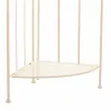 Corner Shelves Alexandra House Living White Metal Iron Ironwork 30 x 38 x 30 cm