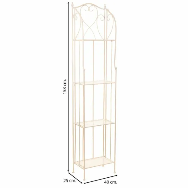 Lentyna Alexandra House Living Balta Metalinis Geležis 25 x 90 x 30 cm