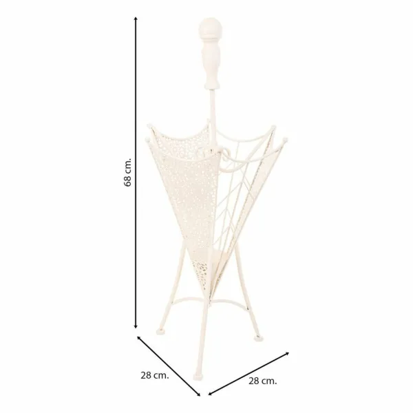 Skėčių stovas Alexandra House Living Balta 25 x 48 x 20 cm