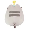 Pusheen - Plush stuffed animal with a birthday hat and a 24 cm cake