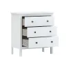 Lipasto Alexandra House Living Valkoinen 76 x 81 x 39 cm 3 laatikkoa