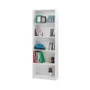 Knygynas Alexandra House Living Balta Medžio MDP 170 x 58 x 23 cm 5 Lentynos