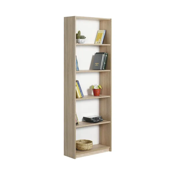 Grāmatu veikals Alexandra House Living Brūns Koks MDP 58 x 169 x 22 cm 5 Planken