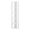 Kampinė lentyna Alexandra House Living Balta Medžio MDP 33 x 161 x 33 cm 5 Lentynos