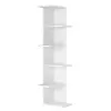 Stūra Plaukti Alexandra House Living Balts Koks MDP 37 x 141 x 24 cm 4 Planken