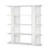 Grāmatu veikals Alexandra House Living Balts Koks MDP 110 x 122 x 29 cm 4 Planken