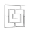 Plaukti Alexandra House Living Balts Koks MDP 125 x 129 x 22 cm Labirints