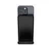 Crong MagSpot Stand - 2-in-1 Wireless Charger with MagSafe for iPhone and AirPods (Black)