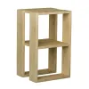 Centrinis stalas Alexandra House Living Ąžuolas Medžio MDP 60 x 32 x 60 cm 1 Lentynos