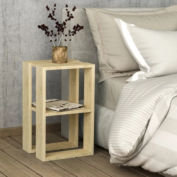 Centrālais galds Alexandra House Living Дуб Koks MDP 60 x 32 x 60 cm 1 Planken