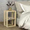 Centrālais galds Alexandra House Living Дуб Koks MDP 60 x 32 x 60 cm 1 Planken