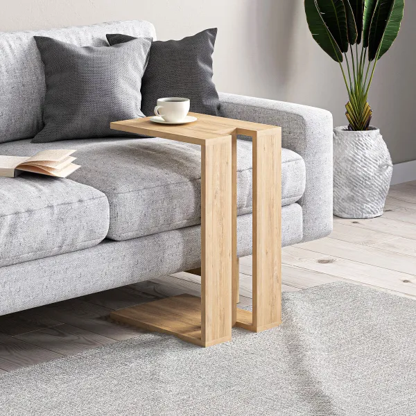 Šoninis staliukas Alexandra House Living Medžio MDP 30 x 57 x 40 cm