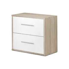 Öökapp Alexandra House Living Valge Metall Puit MDP 40 x 41 x 28 cm 2 sahtlit