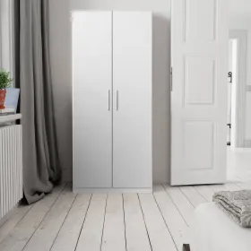 Apavu skapis Alexandra House Living Balts 59 x 171 x 35 cm 2 durvis 7 Planken