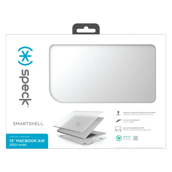 Speck SmartShell - MacBook Air 13.6" Case (M5/M4/M3/M2/2026-2022) (Clear)