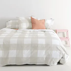 Nordic cover HappyFriday Beige Small double 200 x 200 cm