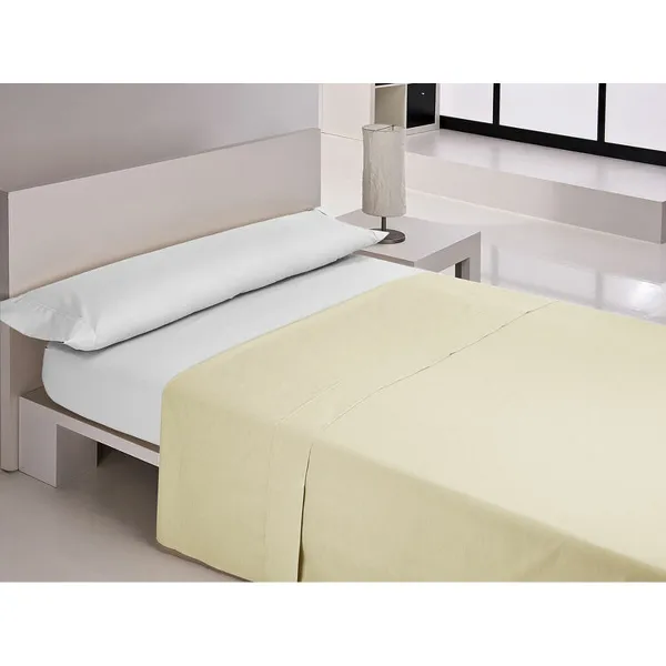 Top sheet Happy Home MIX COLORS Yellow 180 x 270 cm