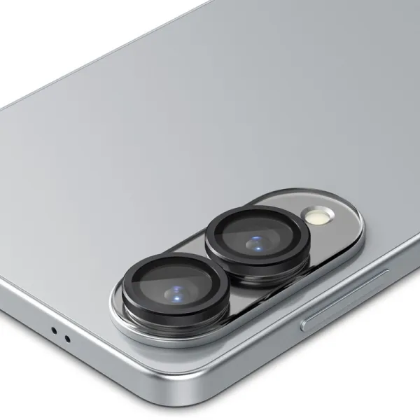 Spigen Optik Pro GLAS.TR EZ Fit Camera Protector 2-Pack - Lens Protector for Samsung Galaxy S25 Edge (2 pcs)(Black)