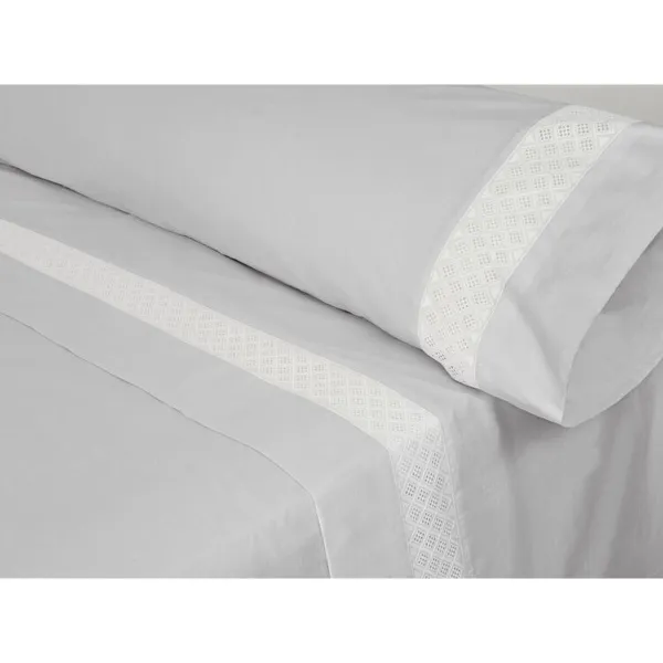 Bedding set Tejidos Reina ELISA White King size