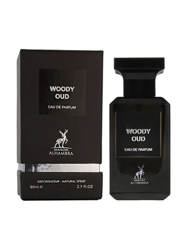 Unisex Perfume Maison Alhambra Woody Oud EDP 80 ml