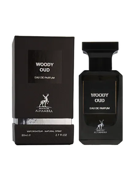 Unisex Perfume Maison Alhambra Woody Oud EDP 80 ml