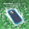 Speck Presidio2 Grip - iPhone 15 Pro Case (Coastal Blue / Dust Gray / White)